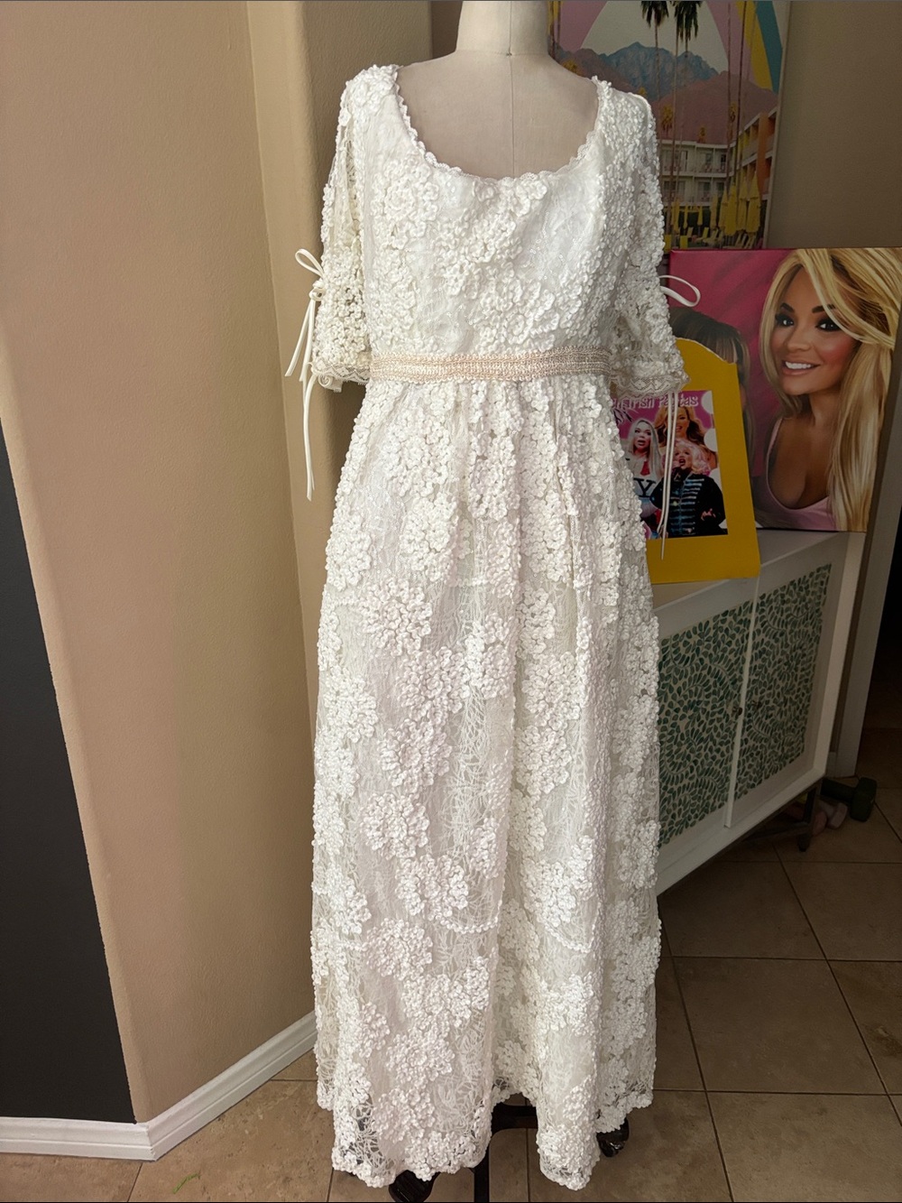 Custom made for Trisha- lace and lined
